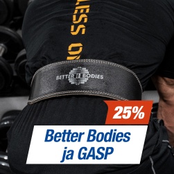 Better Bodies ja GASP 25 %